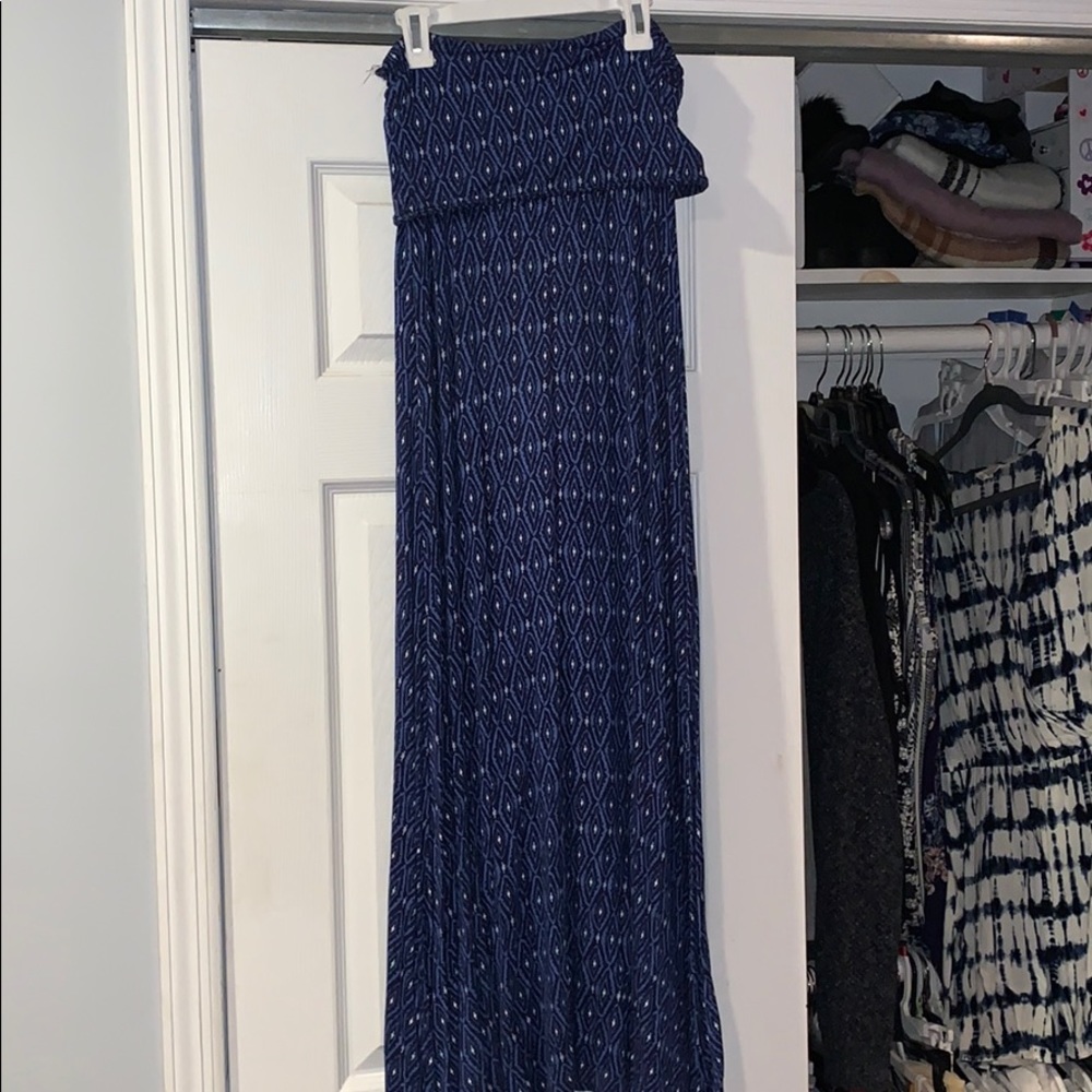 Maxi skirt/ Strapless dress